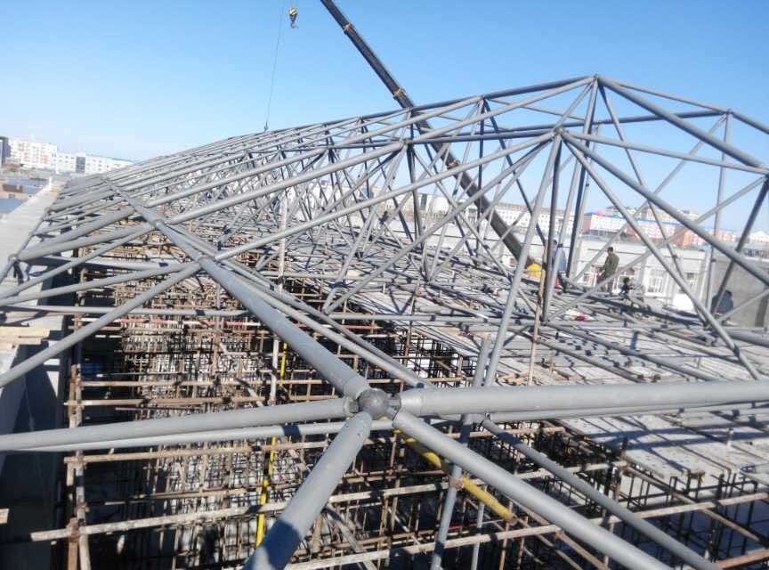 沁阳商贸城屋顶网架工程